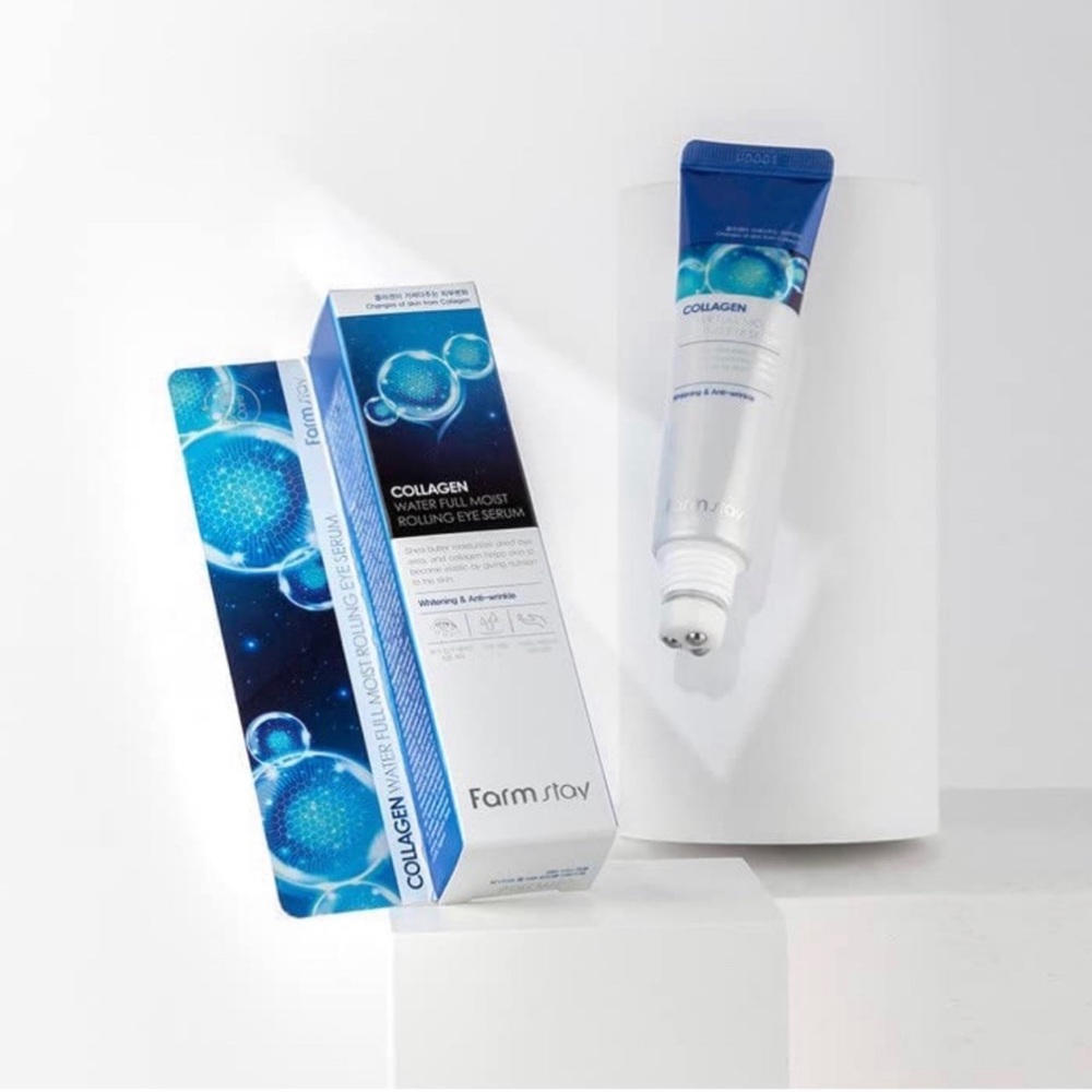 Farmstay Collagen Water Full Moist Rolling Eye Serum 0.84 fl oz